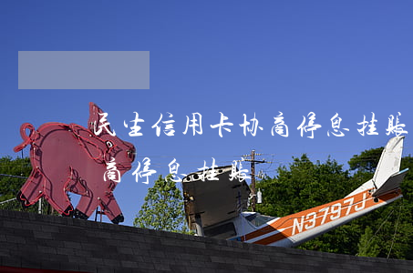 民生信用卡协商停息挂账(银行信用卡可以协商停息挂账)