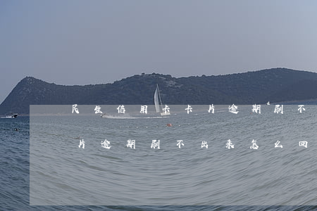 民生信用卡卡片逾期刷不出来(民生信用卡卡片逾期刷不出来怎么回事)