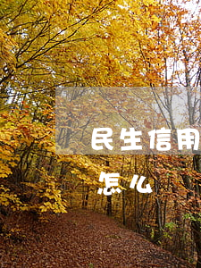 民生信用卡可以逾期(民生銀行信用卡逾期會怎么樣)