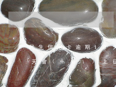 民生信用卡逾期10天(民生信用卡逾期10天會(huì)上征信嗎)