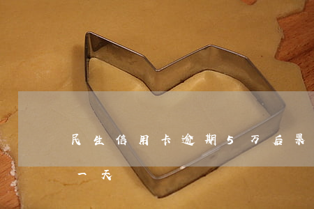 民生信用卡逾期5万后果-民生信用卡 逾期一天