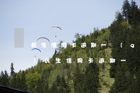 民生信用卡逾期一個(gè)小時(shí)(民生信用卡逾期一個(gè)小時(shí)算逾期嗎)