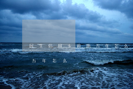 民生信用卡逾期五年怎么辦(民生信用卡逾期五年怎么辦)