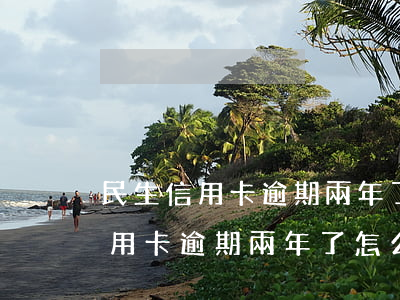 民生信用卡逾期兩年了怎么辦上海-民生信用卡逾期兩年了怎么辦上海銀行卡