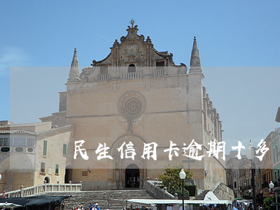 民生信用卡逾期十多萬怎么辦