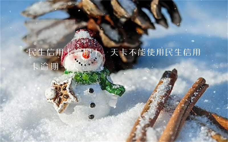 民生信用卡逾期十幾天卡不能使用(民生信用卡 逾期一天)
