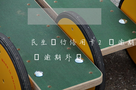 民生銀行信用卡2萬逾期3年（民生信用卡1萬逾期外訪）