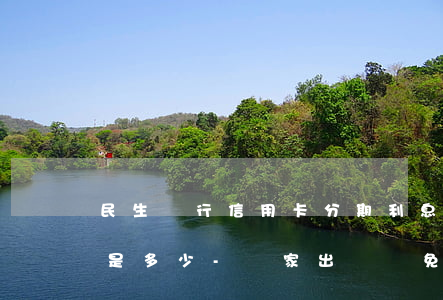 民生銀行信用卡分期利息和手續(xù)費是多少-國家出臺減免信用卡逾期政策