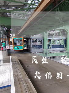 民生銀行信用卡逾期2萬怎么辦-民生銀行欠信用卡20萬