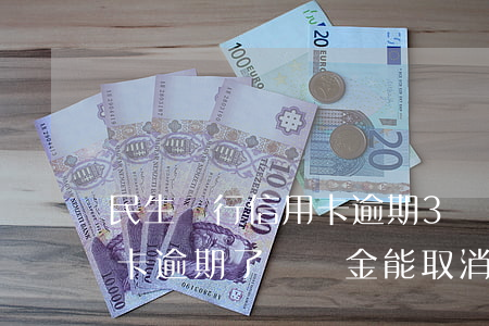 民生銀行信用卡逾期3個月(民生銀行的信用卡逾期了違約金能取消嗎)
