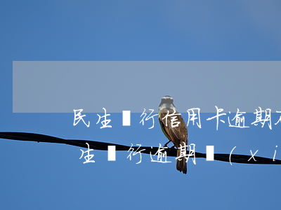民生銀行信用卡逾期不讓協(xié)商(民生銀行逾期協(xié)商五年還款,現(xiàn)在不承認(rèn))