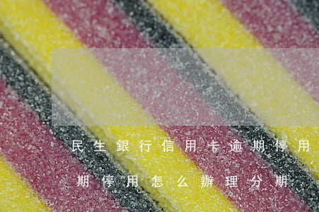 民生銀行信用卡逾期停用(民生銀行信用卡逾期停用怎么辦理分期)