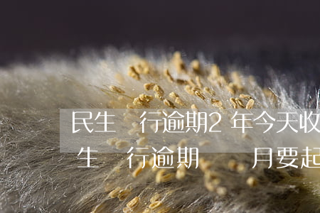 民生銀行逾期2年今天收到郵件說要立案（民生銀行逾期兩個月要起訴）