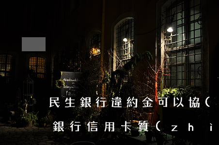 民生銀行違約金可以協(xié)商嗎（民生銀行信用卡質(zhì)押金逾期）