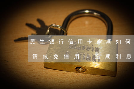 民生银行信用卡逾期如何减免罚息(向银行申请减免信用卡逾期利息怎么申请)
