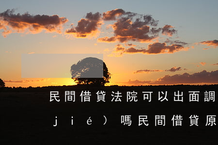 民間借貸法院可以出面調(diào)節(jié)嗎(民間借貸原告提出什么調(diào)解對自己有利)