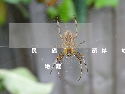 民間借貸糾紛可以異地訴訟嗎(民事糾紛可以異地起訴嗎)