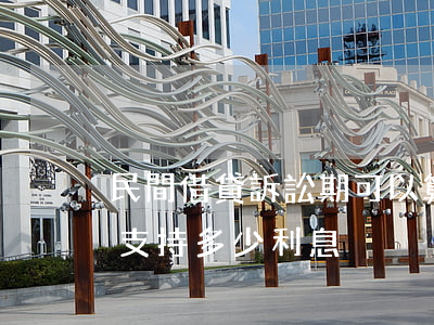 民間借貸訴訟期可以算利息嗎(民間借貸法院支持多少利息)