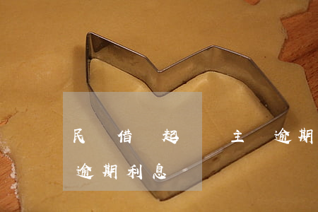 民間借貸起訴狀主張逾期利息(民間借貸糾紛逾期利息)