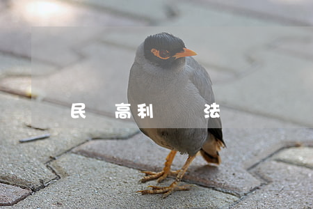 民間高利貸違法嗎