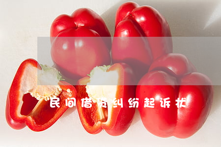 民间借贷纠纷起诉状