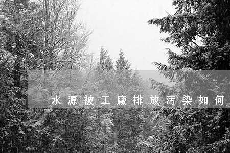 水源被工廠排放污染如何追責