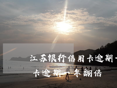 江苏银行信用卡逾期一年翻倍(江苏银行信用卡逾期一年翻倍)