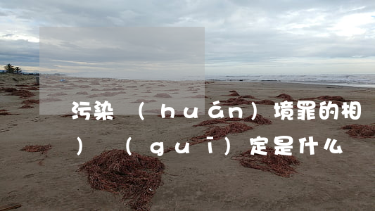 污染環(huán)境罪的相關(guān)規(guī)定是什么