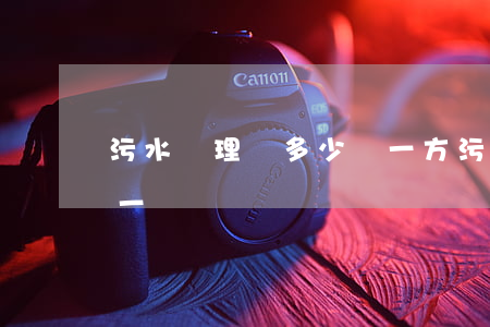 污水處理費多少錢一方(污水處理費用多少錢一噸)