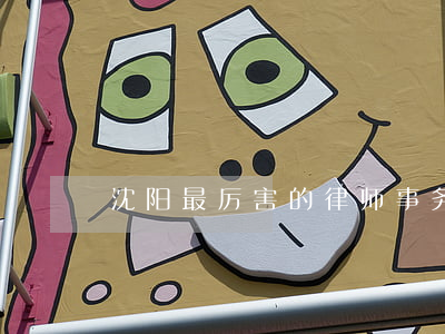 沈阳最厉害的律师事务所(沈阳十大律师)