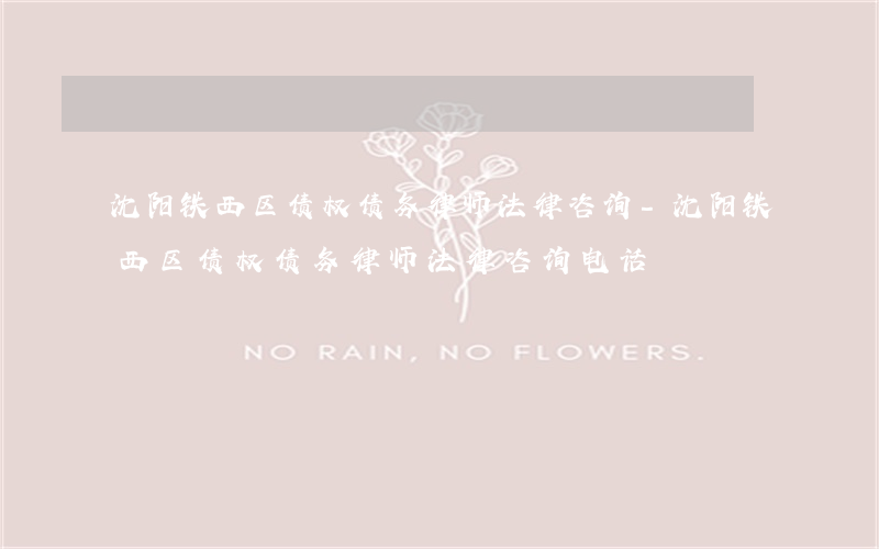 沈阳铁西区债权债务律师法律咨询-沈阳铁西区债权债务律师法律咨询电话