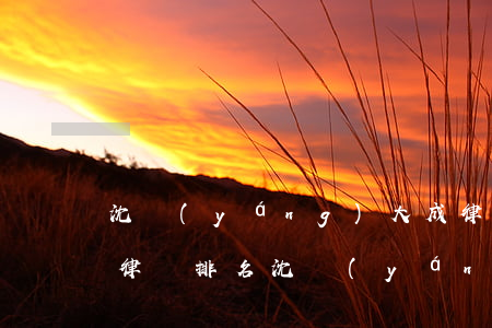 沈陽(yáng)大成律師事務(wù)所律師排名(沈陽(yáng)律師事務(wù)所排名第一)