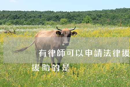 沒有律師可以申請法律援助嗎(不能申請法律援助的是)