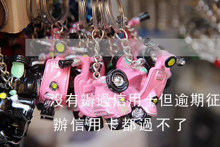 沒有辦過信用卡但逾期(征信沒有逾期為什么辦信用卡都過不了)