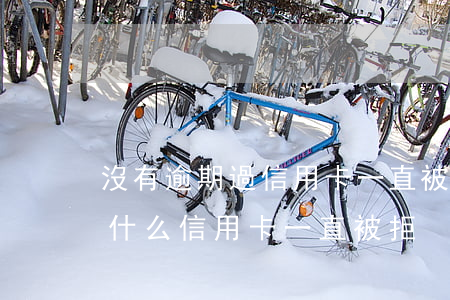 沒有逾期過信用卡一直被拒(沒有任何逾期為什么信用卡一直被拒)