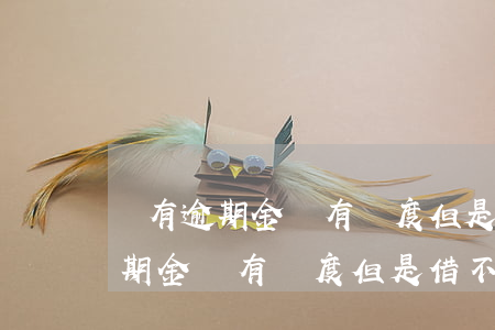 沒有逾期金條有額度但是借不出來-沒有逾期金條有額度但是借不出來怎么辦