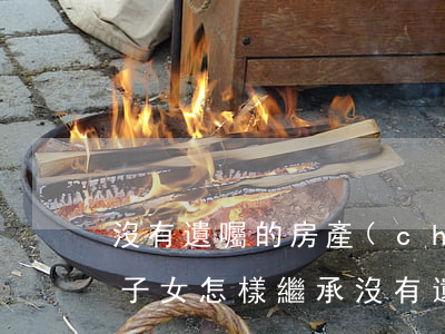 沒有遺囑的房產(chǎn)獨(dú)生子女怎樣繼承(沒有遺囑的房產(chǎn)獨(dú)生子女怎樣繼承過戶)