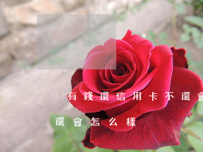 沒有錢還信用卡不還會怎樣(人沒了信用卡不還會怎么樣)