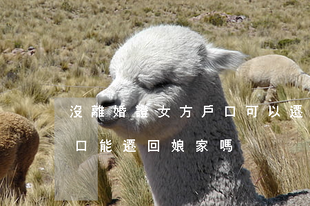 沒離婚證女方戶口可以遷回娘家嗎(沒離婚戶口能遷回娘家嗎?)