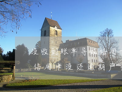 没收到账单导致信用卡逾期(因为出了事导致信用卡没还逾期严重怎么办)
