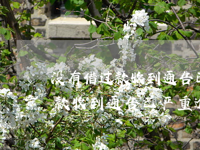 没有借过款收到通告已严重逾期-没有借过款收到通告已严重逾期怎么办