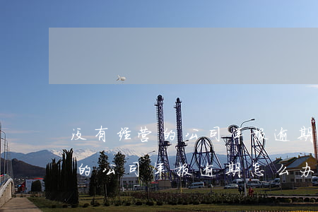 没有经营的公司年报逾期怎么办-没有经营的公司年报逾期怎么办理