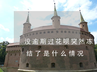 没逾期过花呗突然冻结(我花呗没有逾期,被冻结了是什么情况)