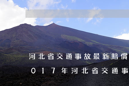 河北省交通事故最新賠償規(guī)定(2017年河北省交通事故賠償標(biāo)準(zhǔn)參考數(shù)據(jù))