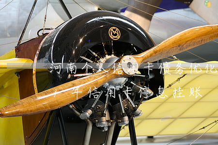 河南个人信用卡债务优化停息挂账-2021年信用卡停息挂账