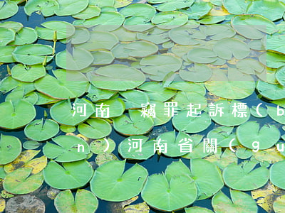 河南盜竊罪起訴標(biāo)準(zhǔn)(河南省關(guān)于盜竊罪數(shù)額巨大的標(biāo)準(zhǔn))