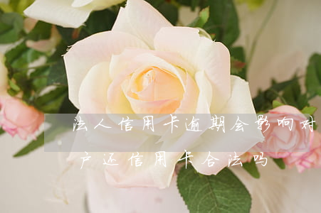 法人信用卡逾期会影响对公账户吗-对公账户还信用卡合法吗