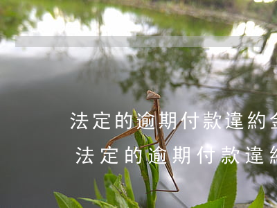 法定的逾期付款違約金如何計(jì)算-法定的逾期付款違約金如何計(jì)算的