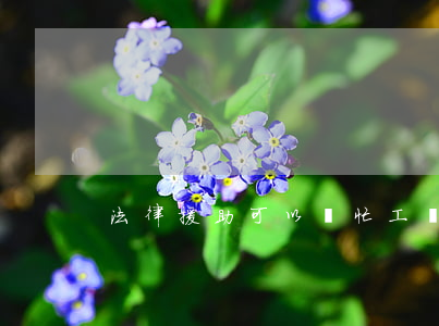 法律援助可以幫忙工傷認(rèn)定嗎