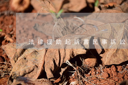 法律援助起訴書(民事訴訟被告申請法律援助)